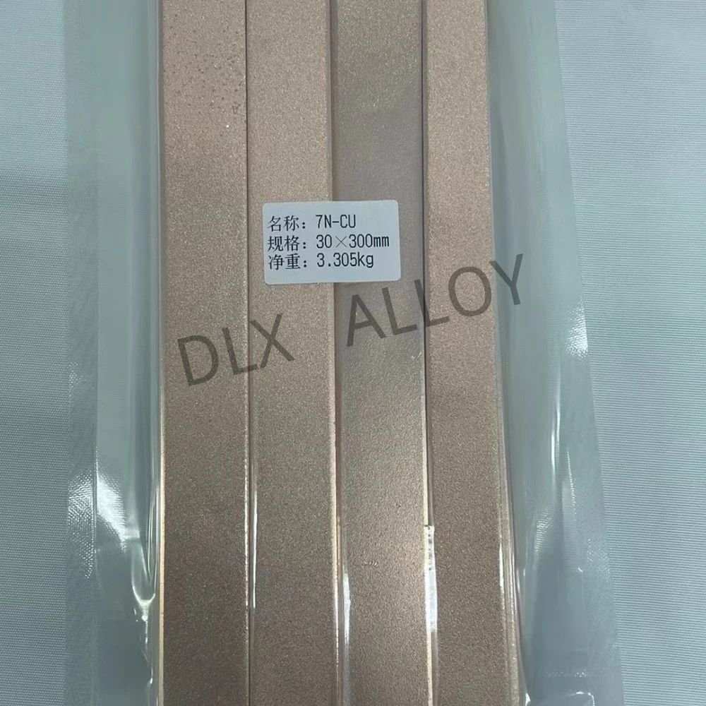 High Purity Copper Rod 8mm to 1.0mm 99.9999% 6n Pure Copper