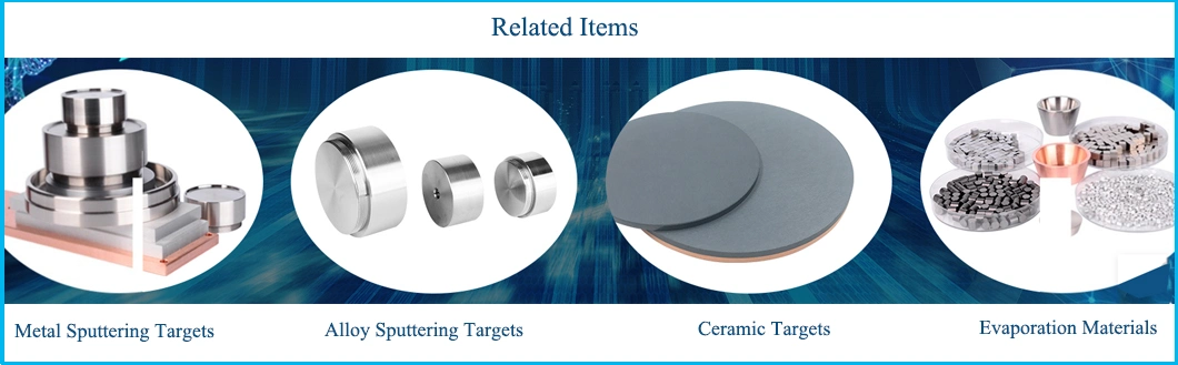 Xinkang 4n 99.99% High Purity Magnesium Planar Sputtering Target for Vacuum/PVD Coating